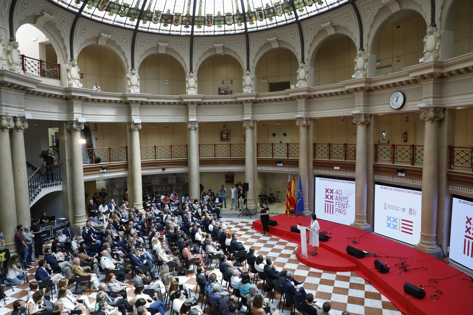 Acto de conmemoración del 40 aniversario del Estatut d'Autonomia de la Comunitat Valenciana