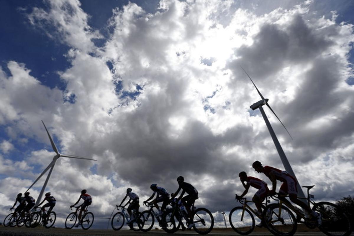 Las imágenes de la etapa de la Vuelta Las imágenes de la etapa de la Vuelta