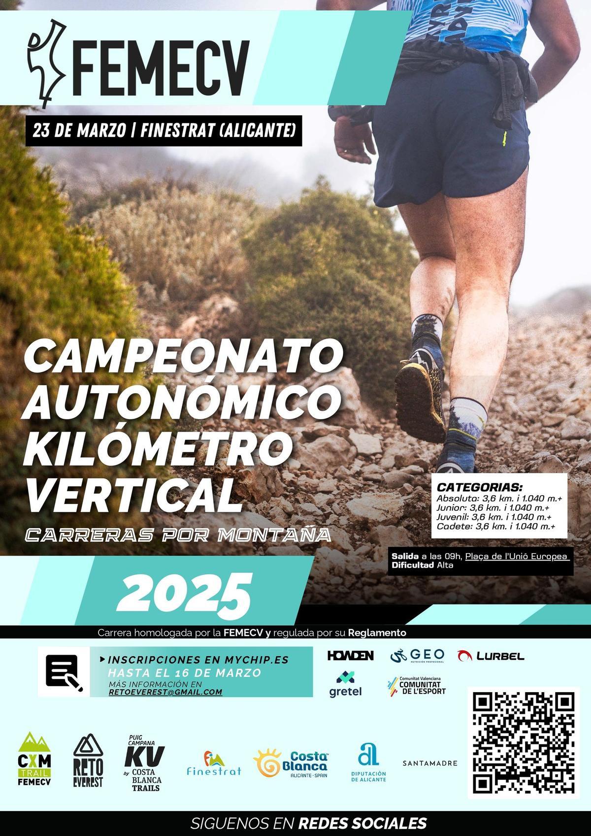 Cartel de la prueba para su edición de 2025