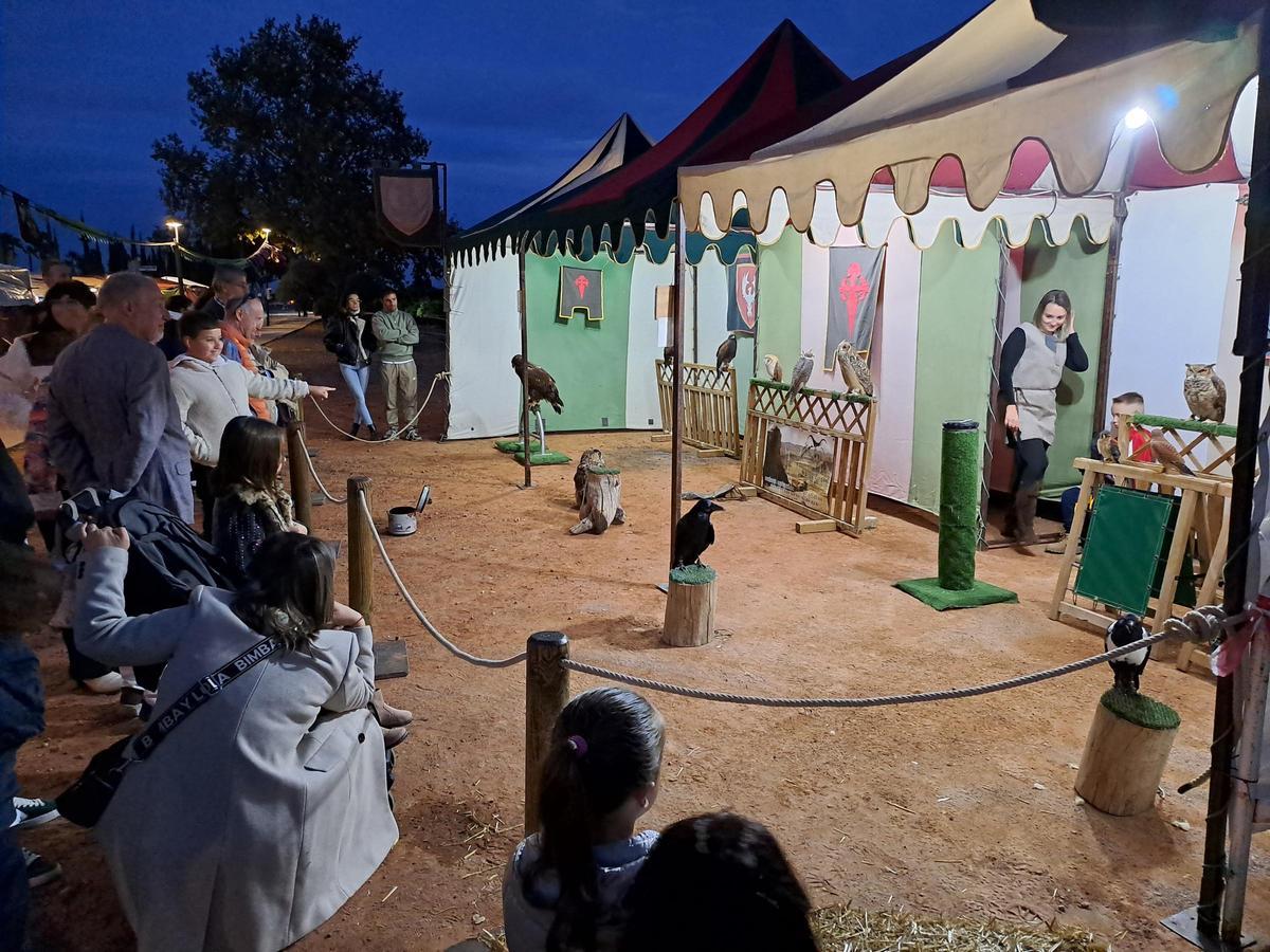 La cetrería no ha faltado en esta jornada inaugural.