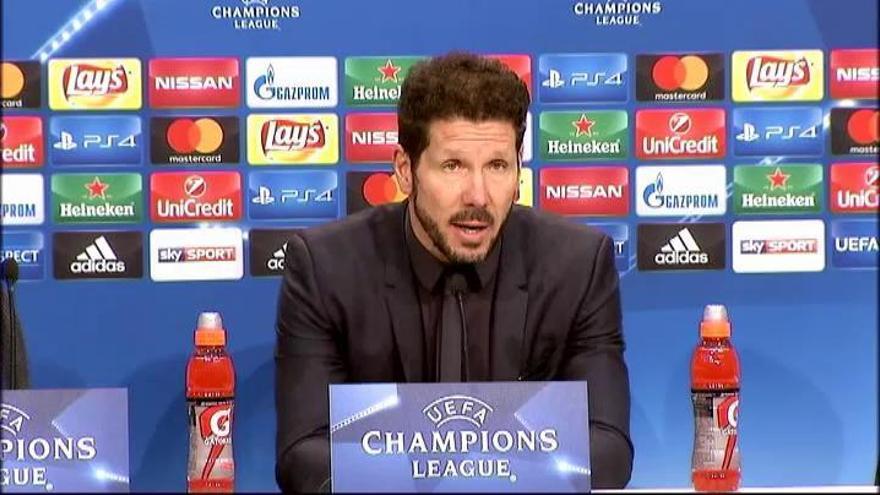 Simeone: &quot;He podido ver al Atlético intenso y agresivo que suele ser&quot;