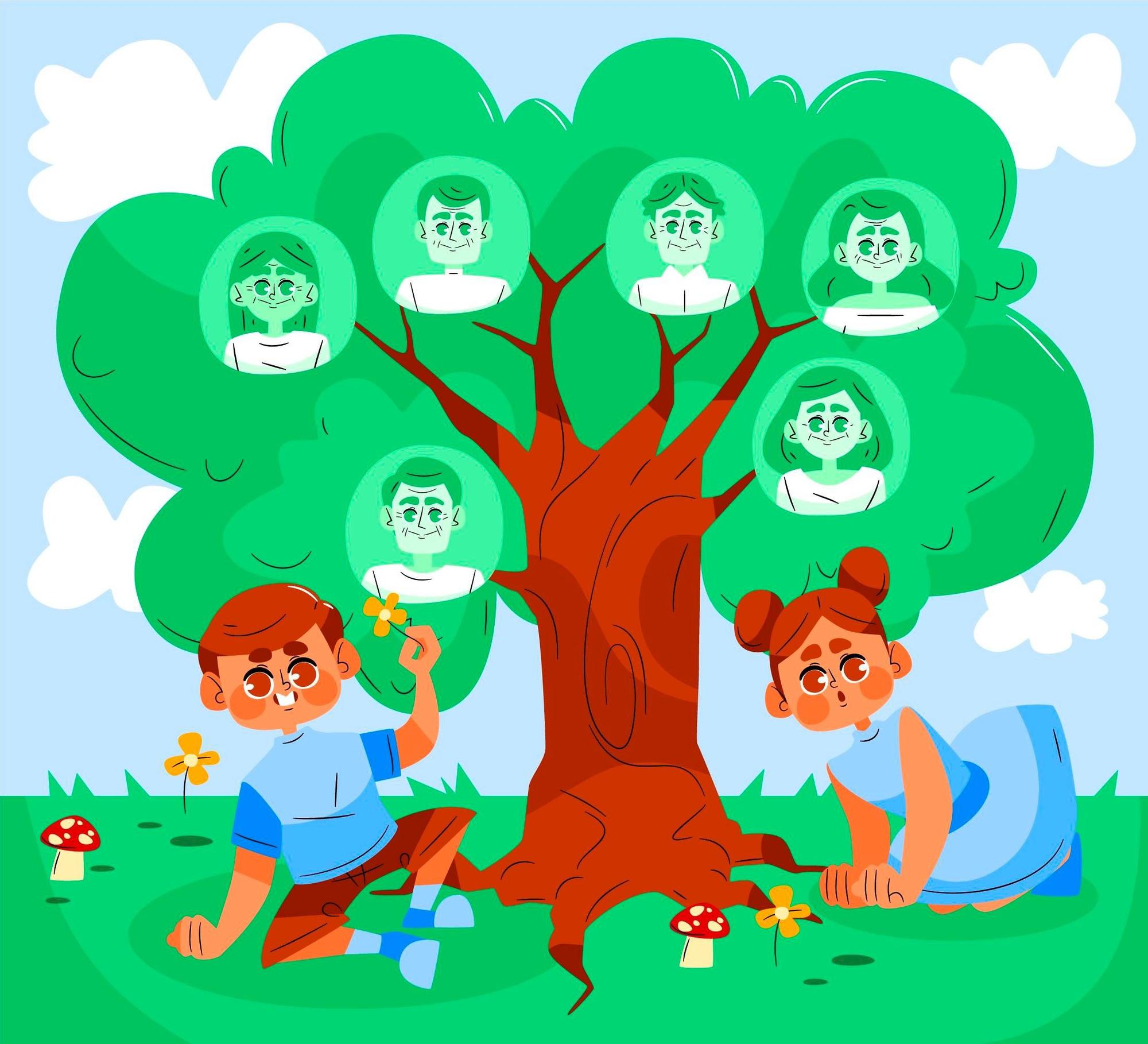 Cómo hacer el árbol genealógico de la familia 