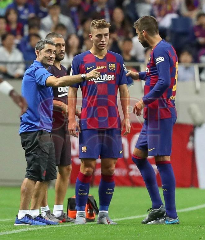 Imágenes del primer partido de pretemporada del FC Barcelona contra el Chelsea, amistoso correspondiente a la Rakuten Cup y disputado en el estadio Saitama.