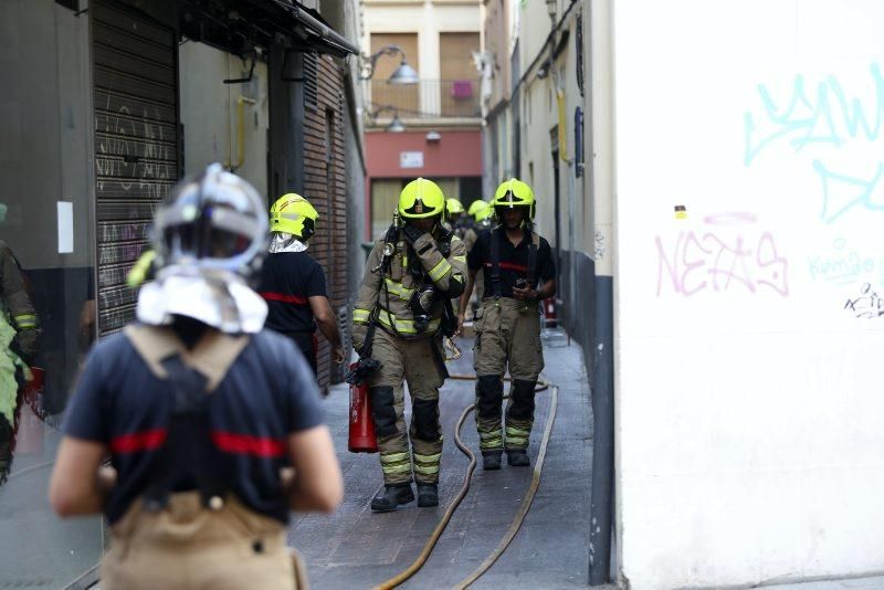 Incendio en el restaurante Albarracín