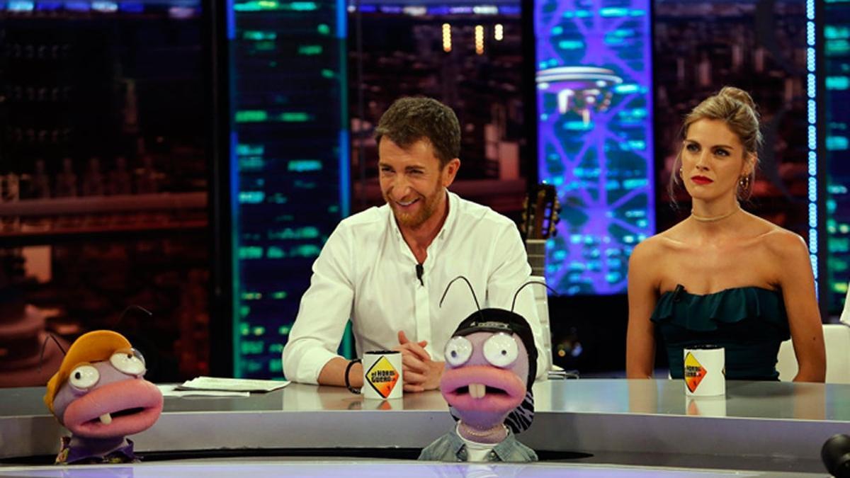 Amaia Salamanca y Pablo Motos en El Hormiguero