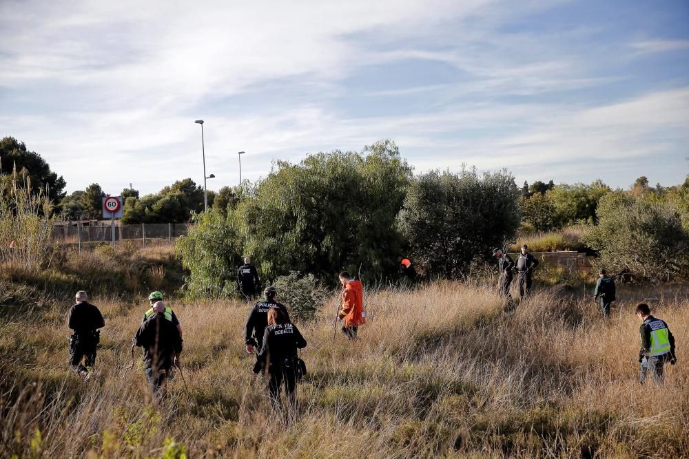 Batida de búsqueda de los menores desaparecidos.