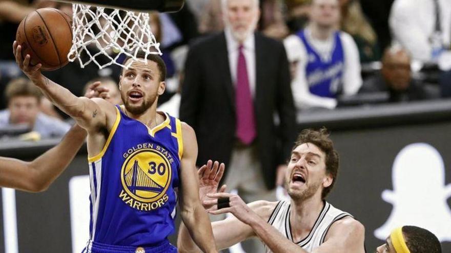 Gran remontada de los Warriors ante los Spurs de Pau Gasol