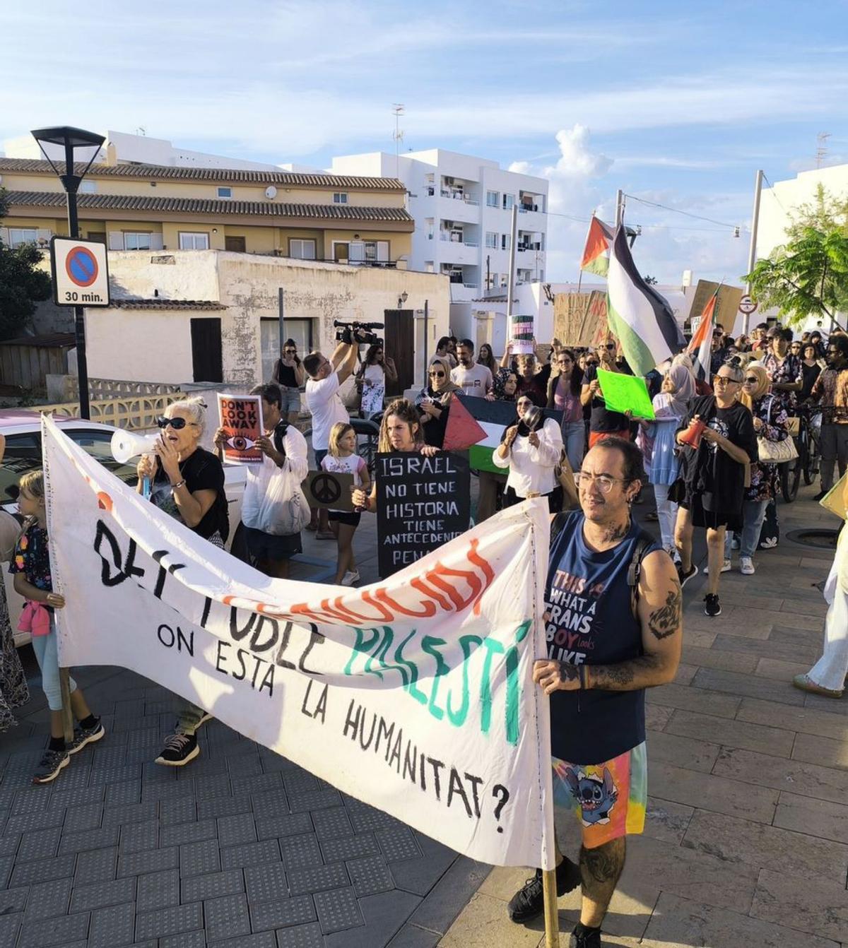 Las Pitiusas vuelven a clamar contra Israel y por una Palestina libre | P.M.V.