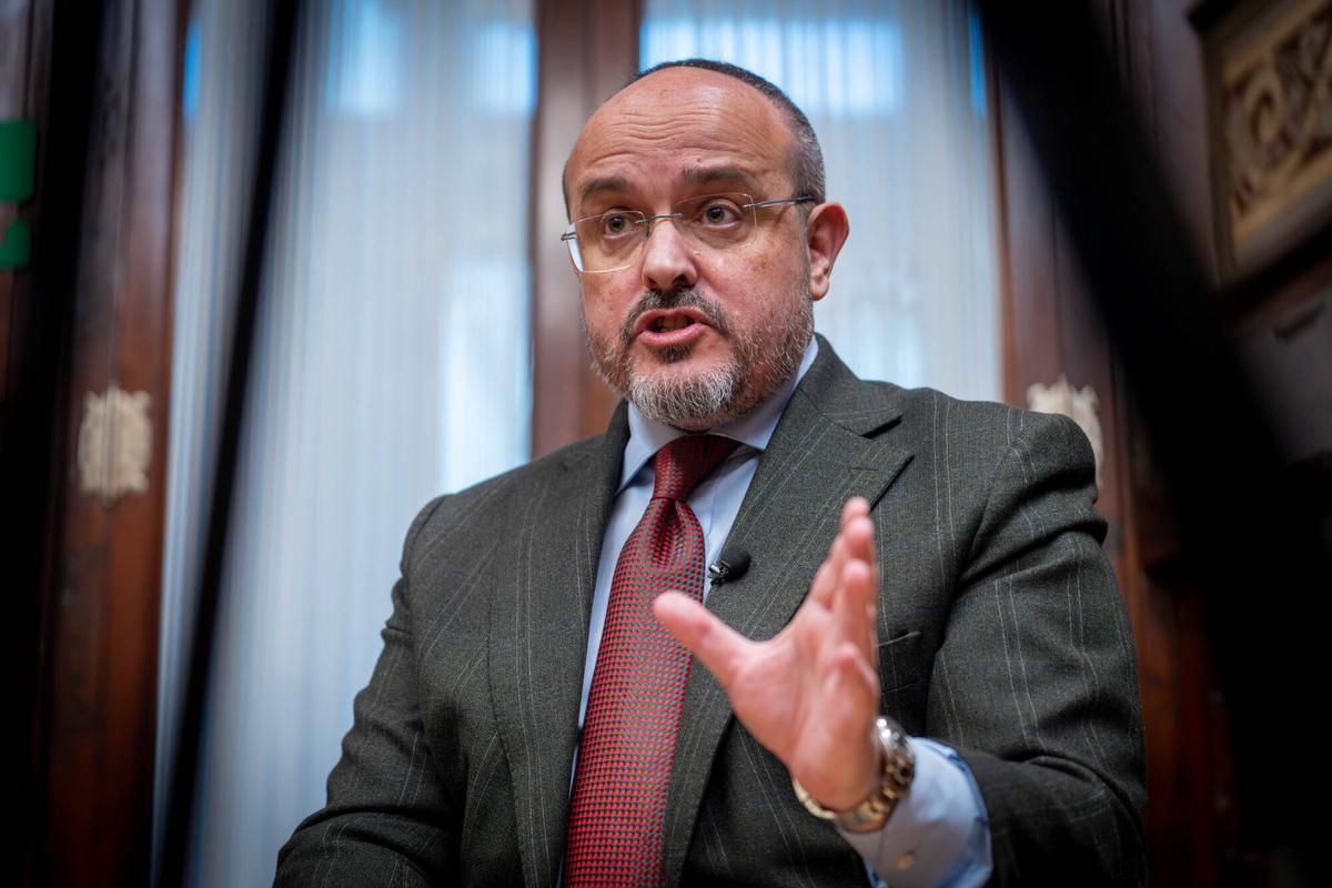 Alejandro Fernández, líder del PP catalán.