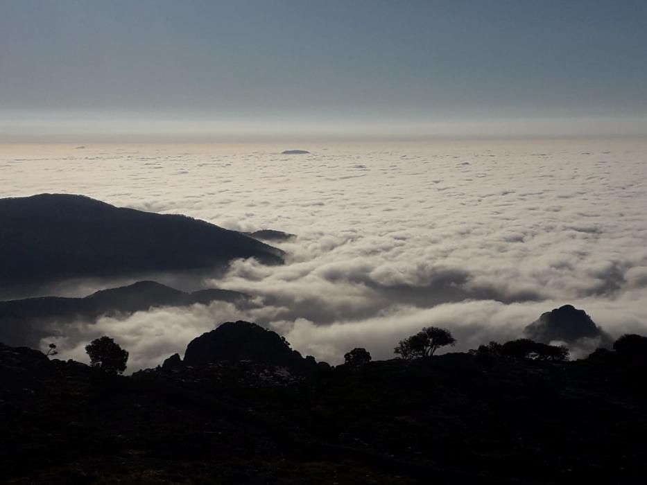 Nubes bajas sobre Mallorca