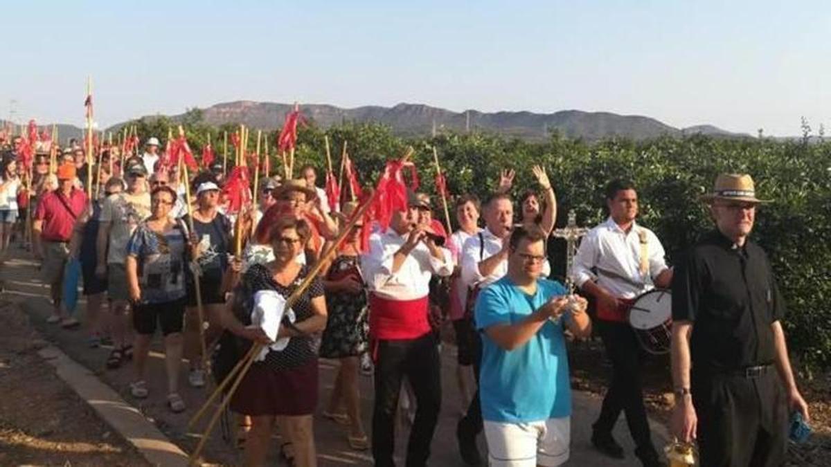 Una de las imágenes de la romería, en una anterior edición.
