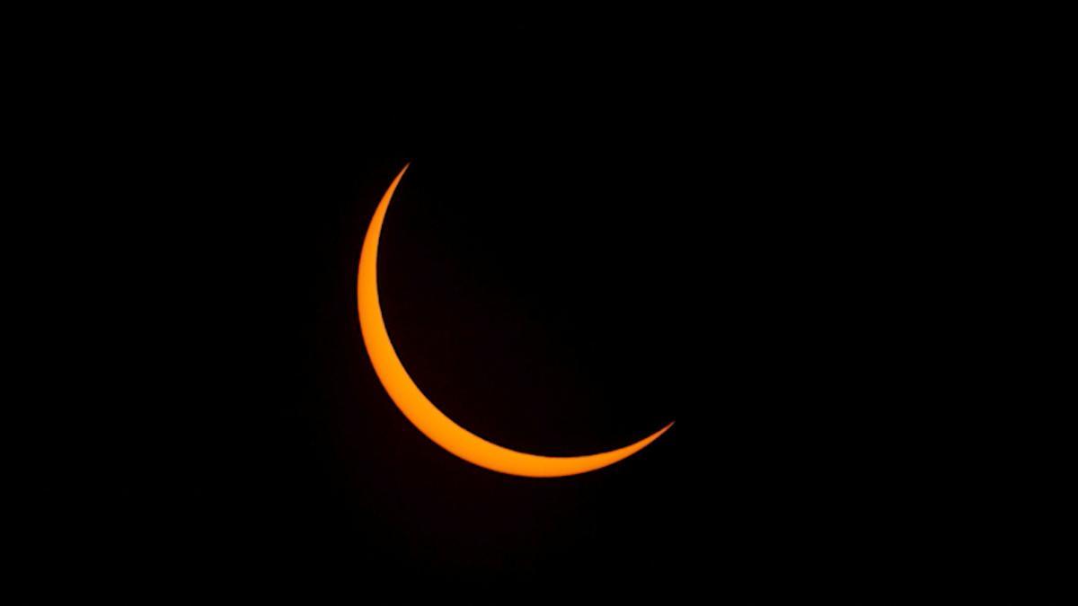 Total solar eclipse in Exmouth, Australia