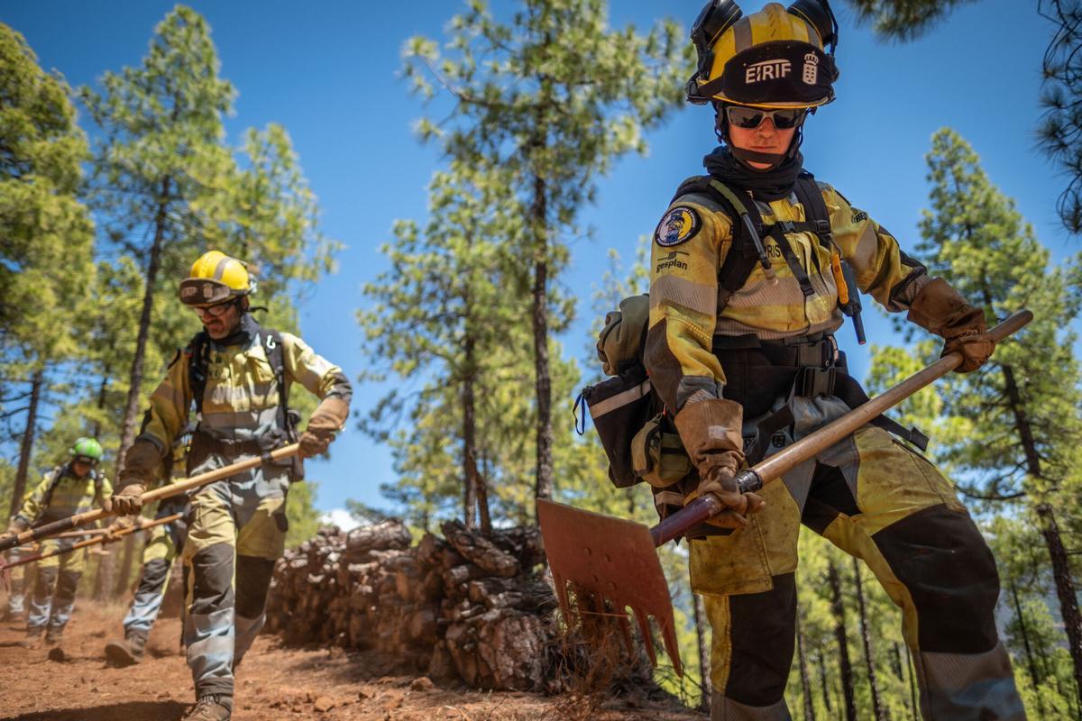 Entrenamiento Eirif en La Palma