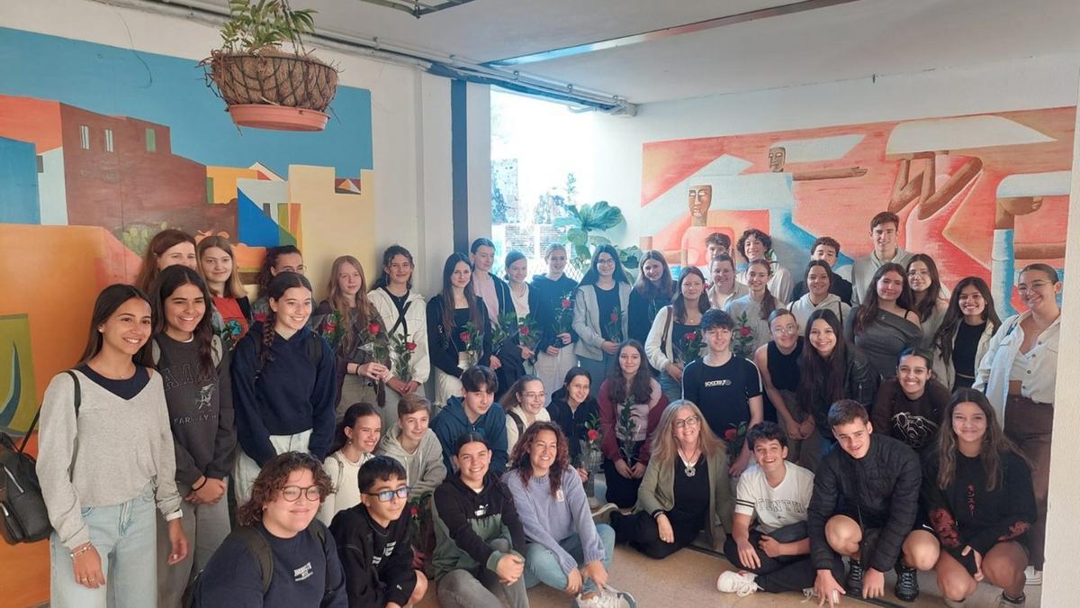 Desayuno de bienvenida a los alumnos alemanes de intercambio en el IES José Frugoni Pérez en Telde