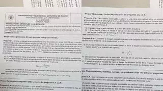 Estas son las soluciones del controvertido examen de Física de la PAU de Madrid: ¿imposible de resolver?