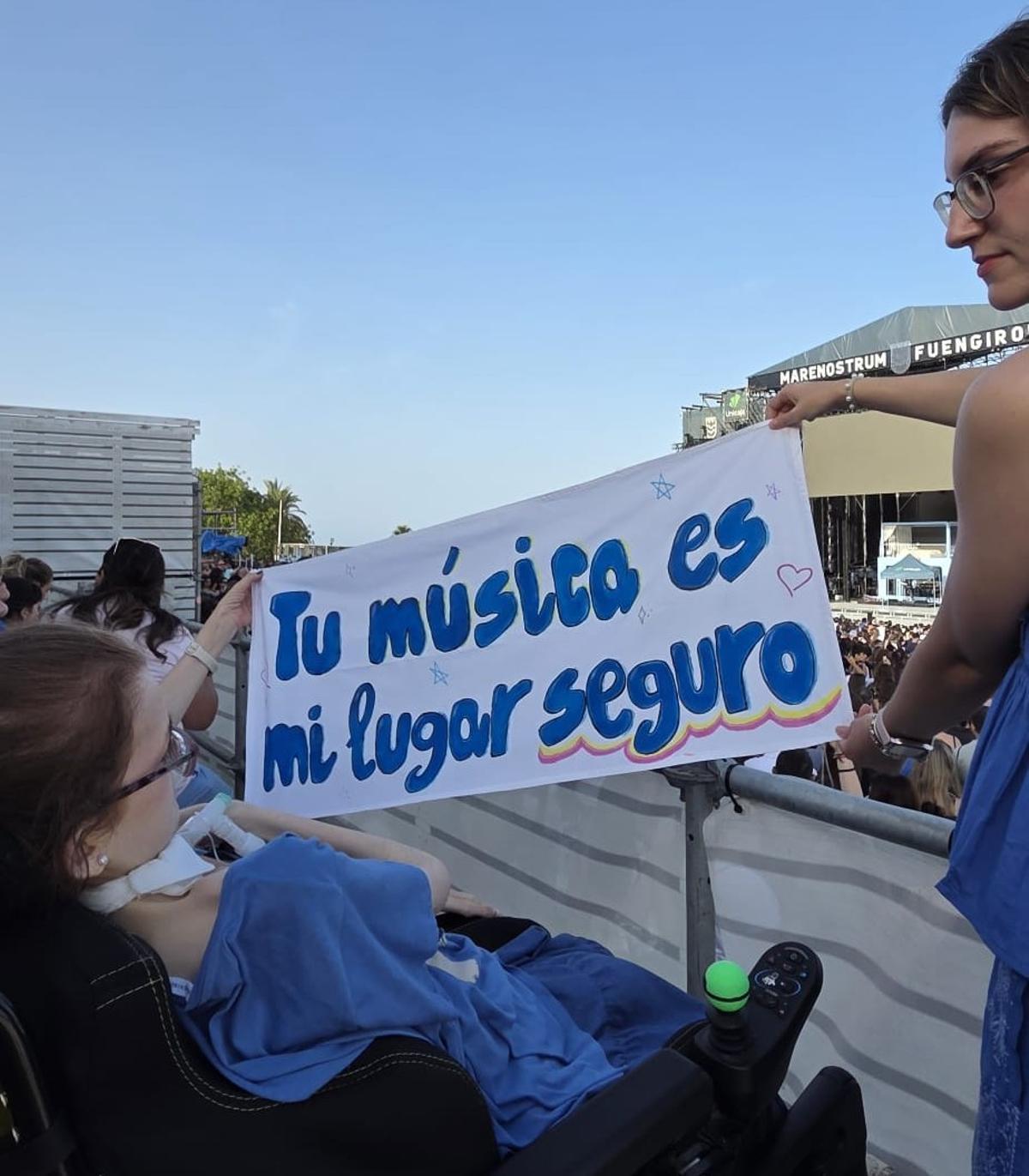 Para Diana, las canciones de Aitana son un estímulo en su día a día.