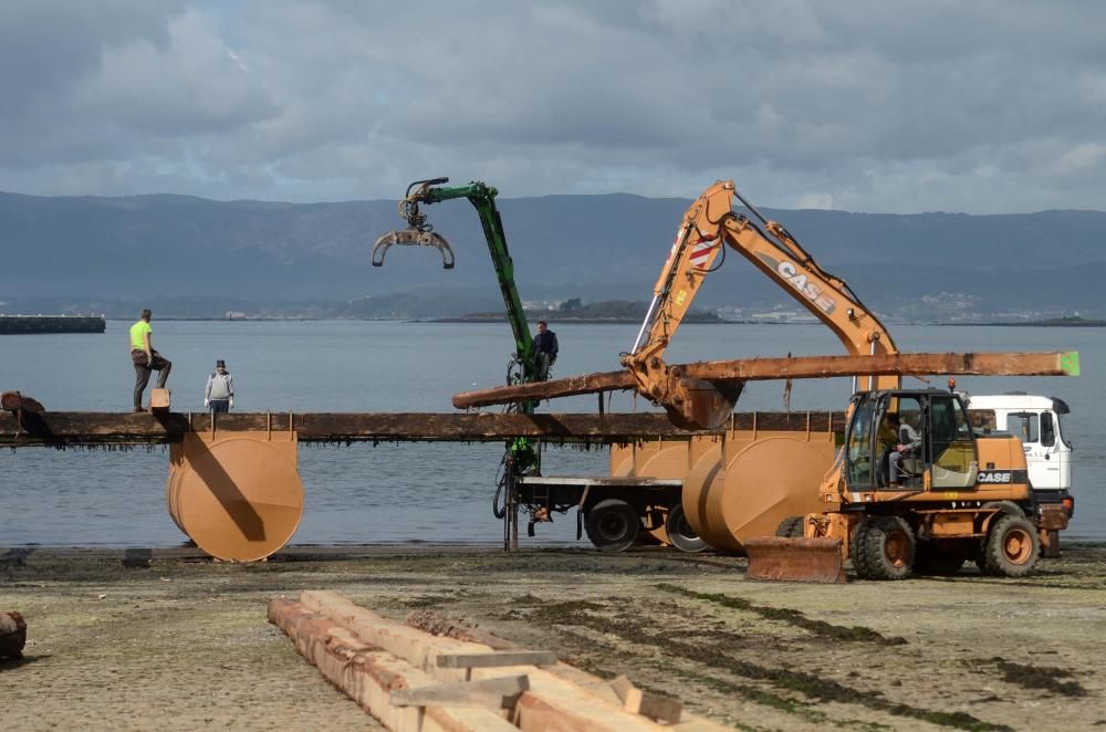 La construcción de bateas llega a Vilagarcía.