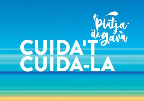 Imagen de la campanya ‘Cuida’t – Cuida-la’ de la temporada de playa de Gavà