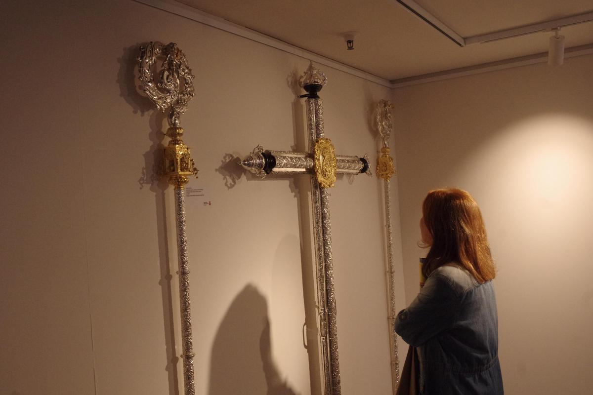 Fotos de la inaguración de la exposición 'Aquella Virgen del Perchel' de la cofradía de la Misericordia