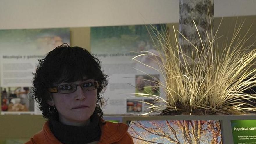 Cristina Caballero del Río, técnico y guía del Centro Micológico de Rabanales.