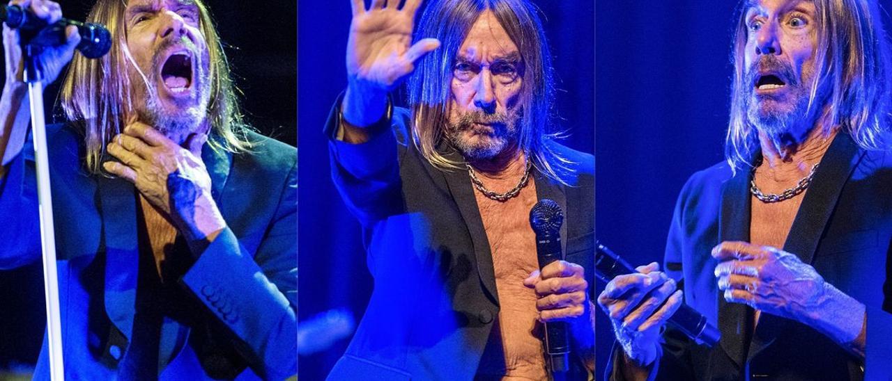 Iggy Pop, en su actuación en Toulouse.