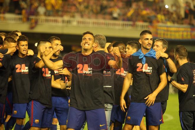 El ascenso del Barcelona B, en imágenes