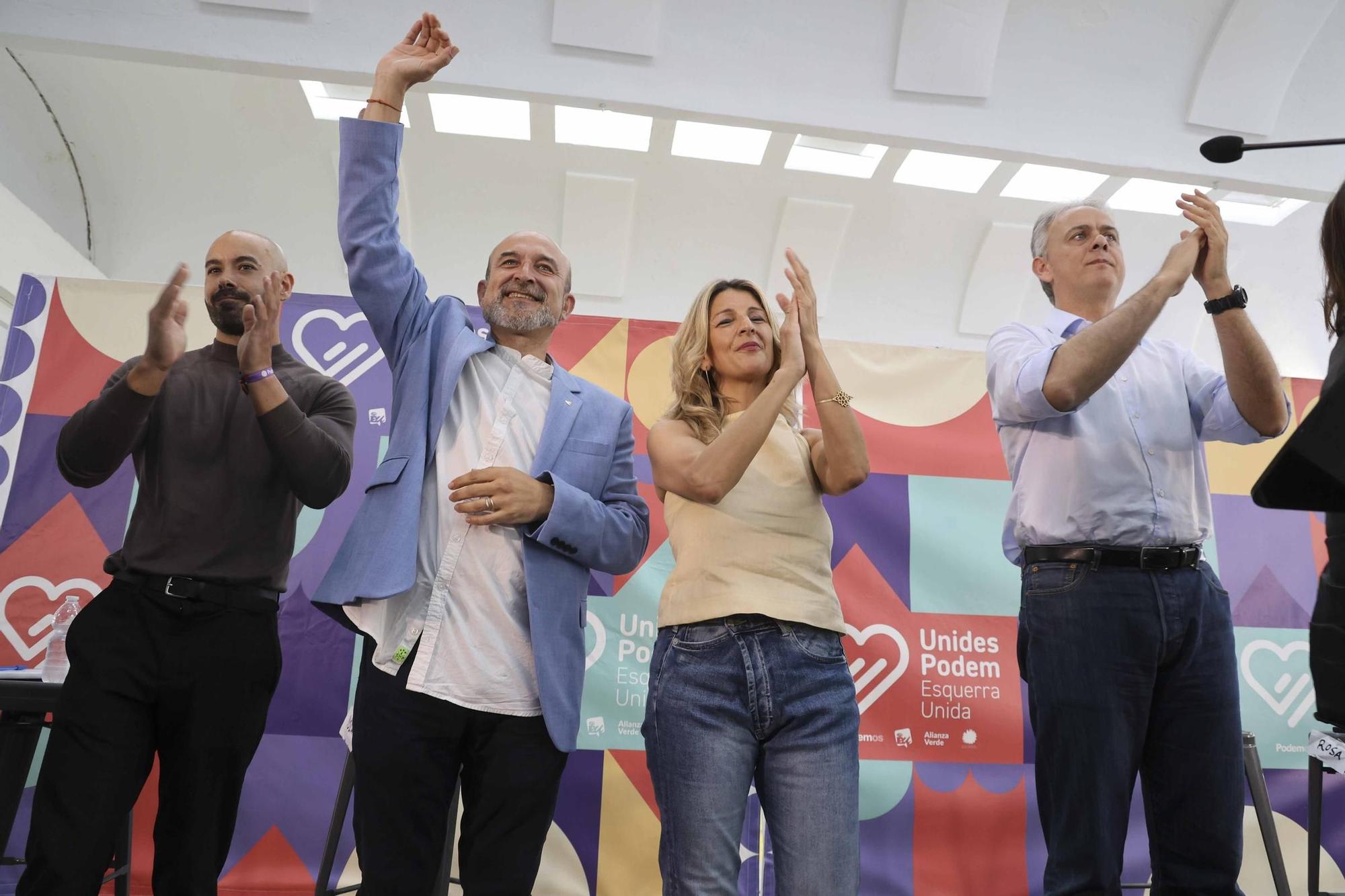 Yolanda Díaz hace campaña por Unides Podemos en Alicante