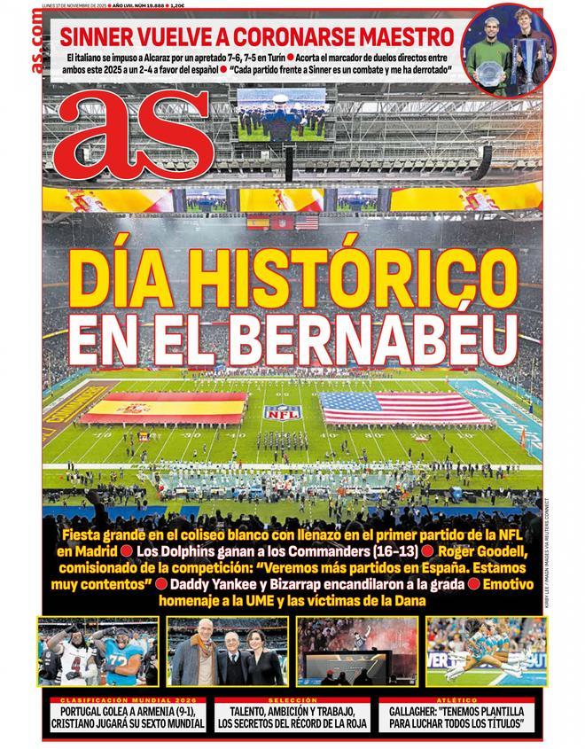 Las portadas de la prensa deportiva de hoy