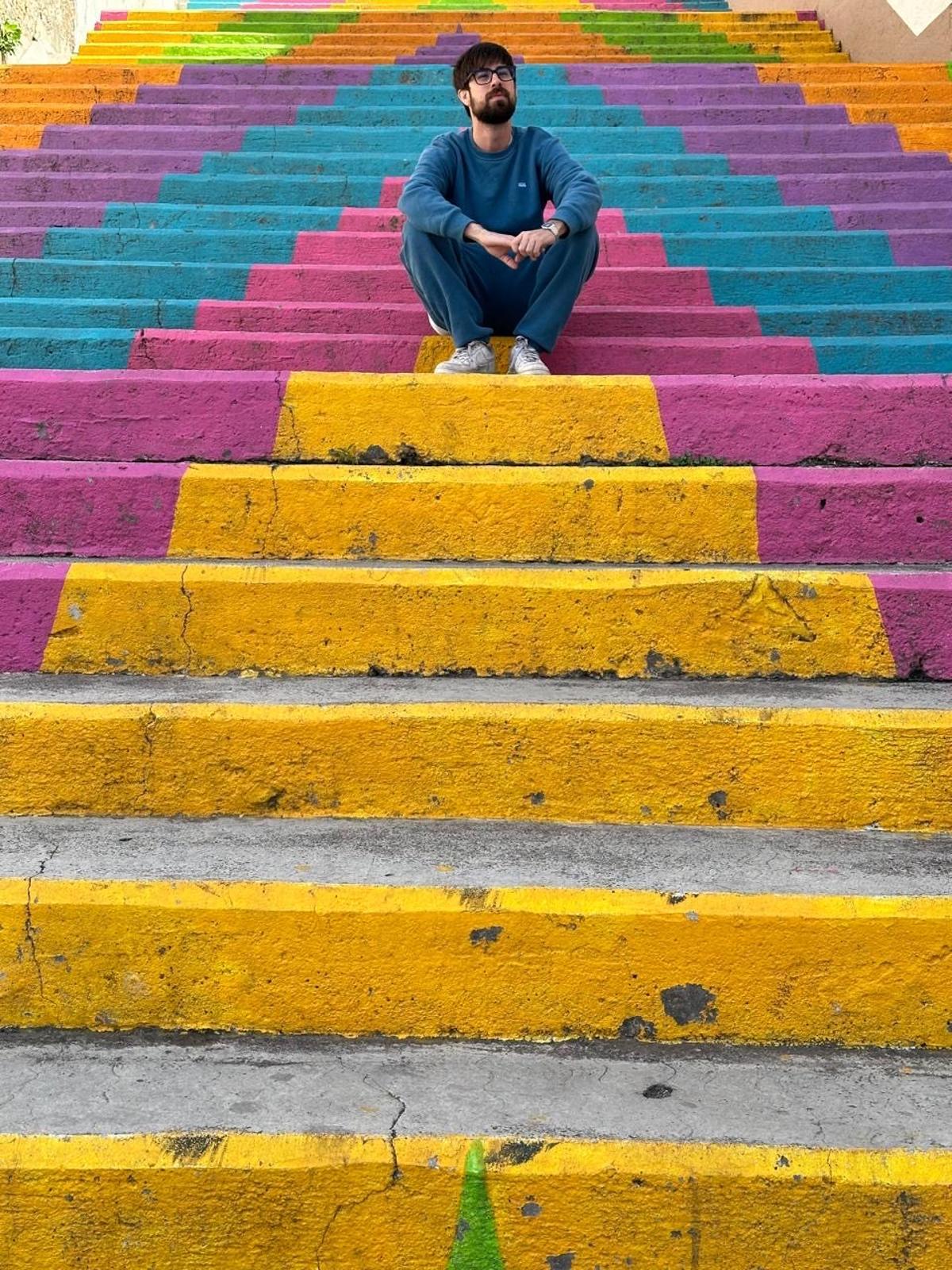 Alejandro Alonso Moro, asturiano en Ciudad de México. Lugar: Boca de Tomatlán.