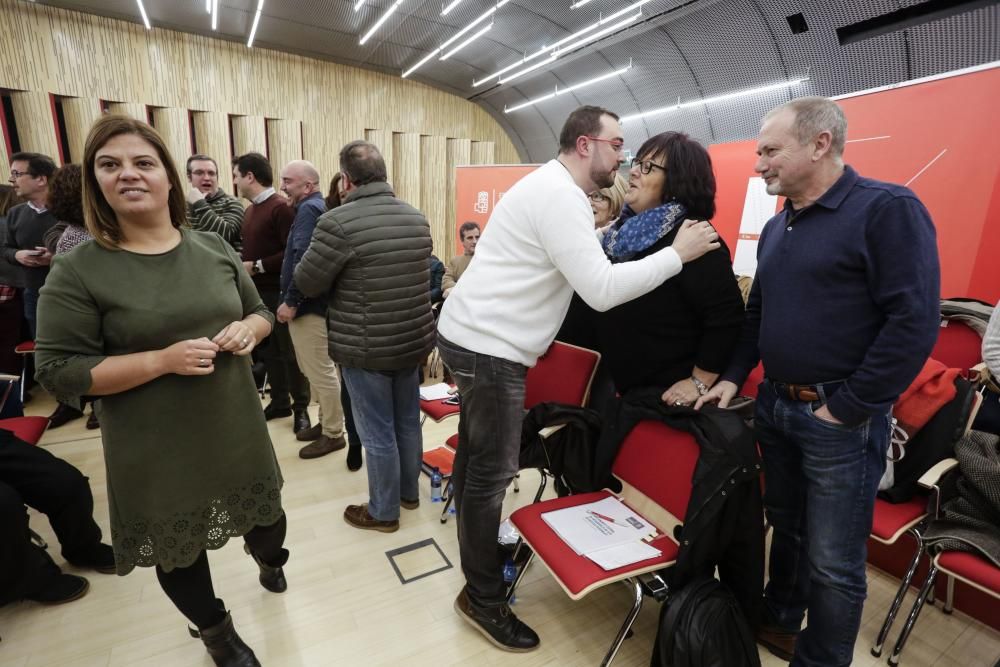 Asamblea abierta del PSOE en Oviedo