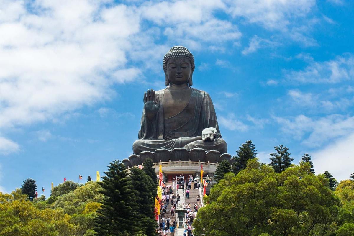 Buda Gigante en el Monasterio de Po Lin