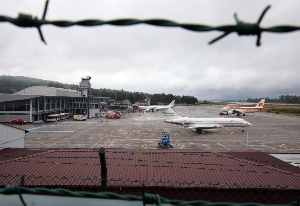 Jornada de niebla en Peinador