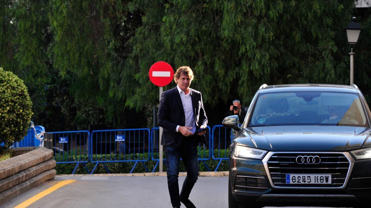 David Sánchez a su llegada a la Audiencia Provincial de Badajoz hoy Martes 9 de Junio