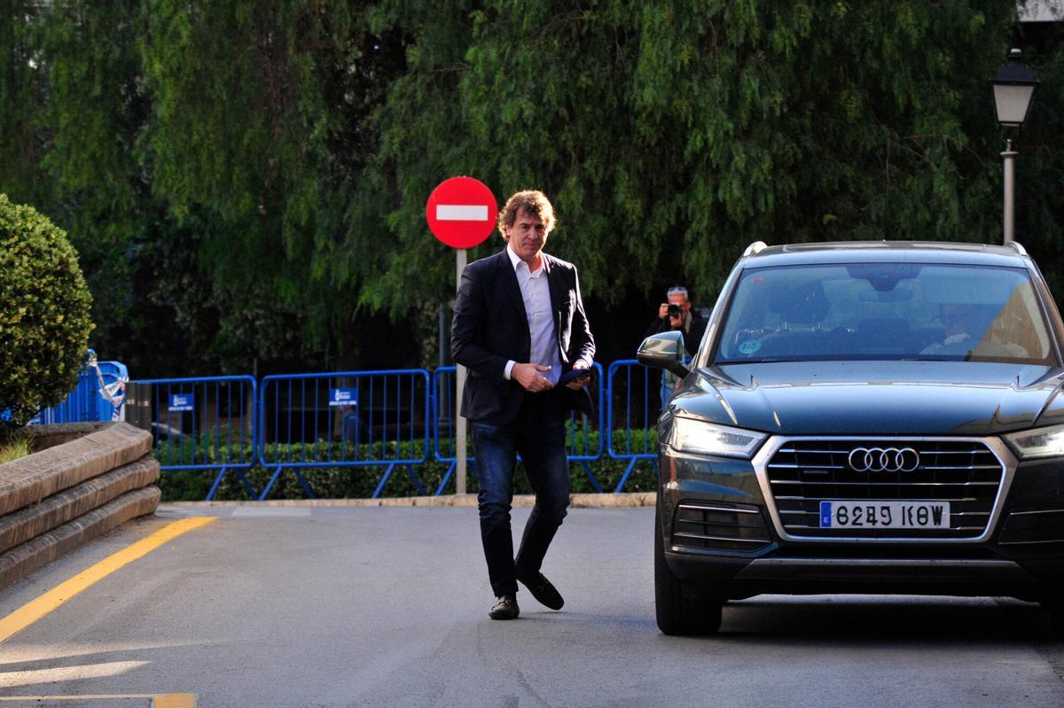 David Sánchez a su llegada a la Audiencia Provincial de Badajoz hoy Martes 9 de Junio