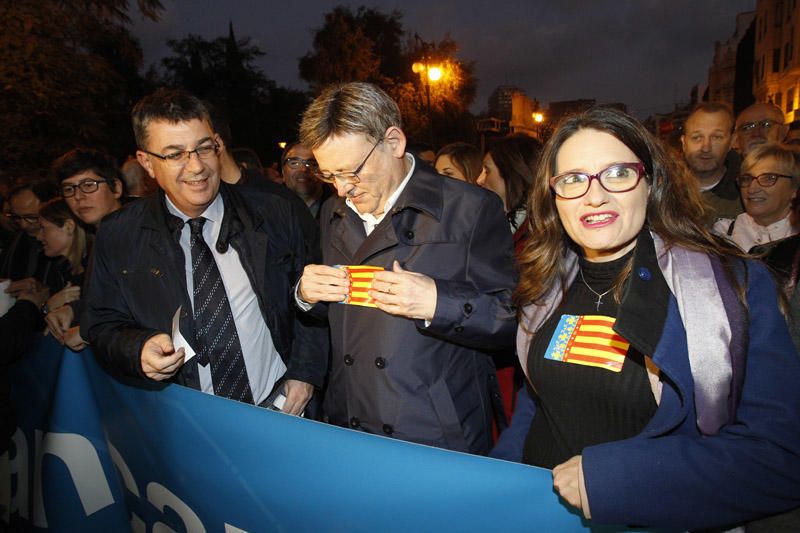 Manifestación por la financiación en València