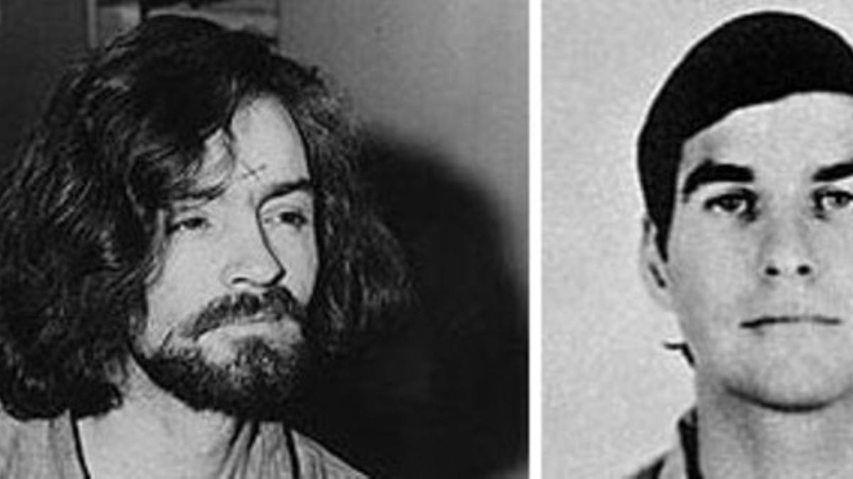 Charles Manson (izquierda) y Charles Denton 'Tex' Watson, en imágenes de archivo.