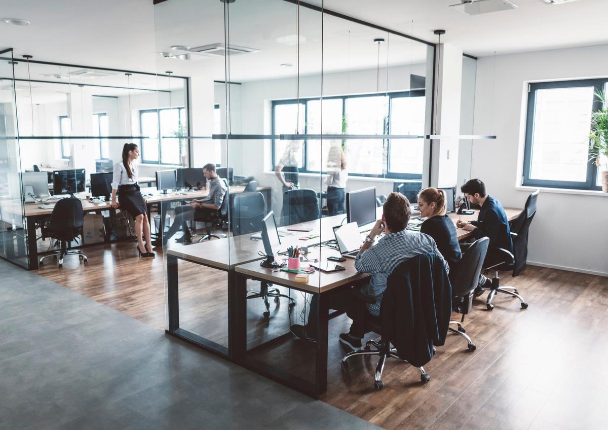 Espacios de coworking.