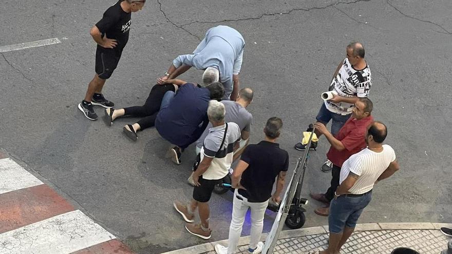 Herida grave una mujer en Ibi tras ser arrollada por un patinete en un paso de peatones