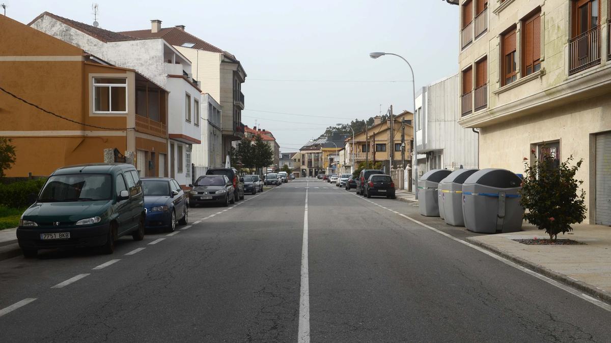 Avenida da Ponte en A Illa de Arousa