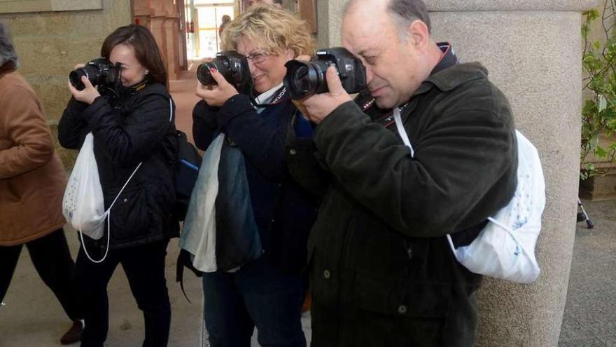 Varios de los participantes en el maratón fotográfico. // Rafa Vázquez