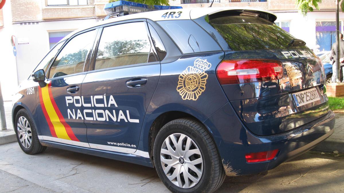 Coche de la Policia Nacional.