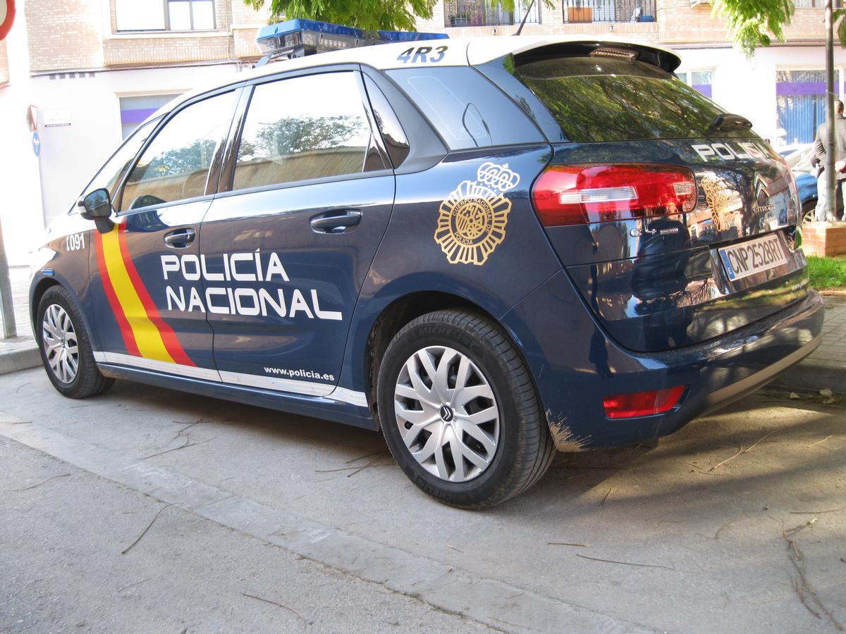 Un coche de la Policía Nacional.
