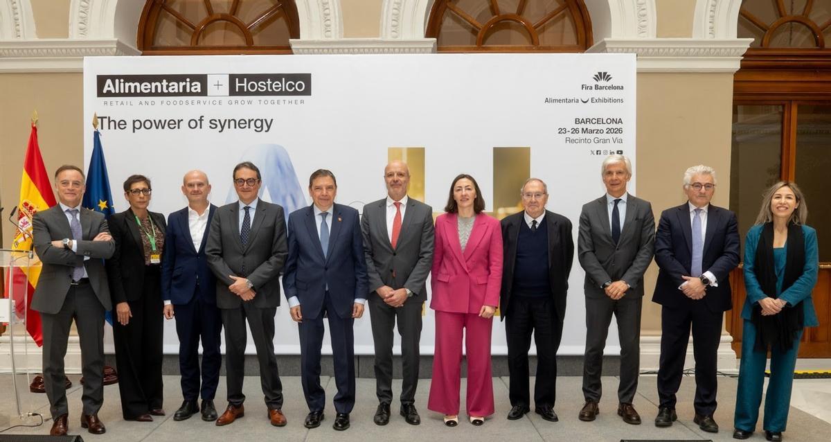 Imagen de la presentación de Alimentaria + Hostelco 2026 en Madrid.