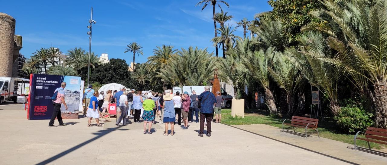 Un momento de la actividad organizada por Cruz Roja en Elche el pasado sábado