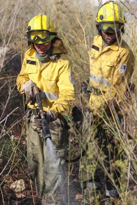 El incendio fue sofocado cerca de las seis de la tarde