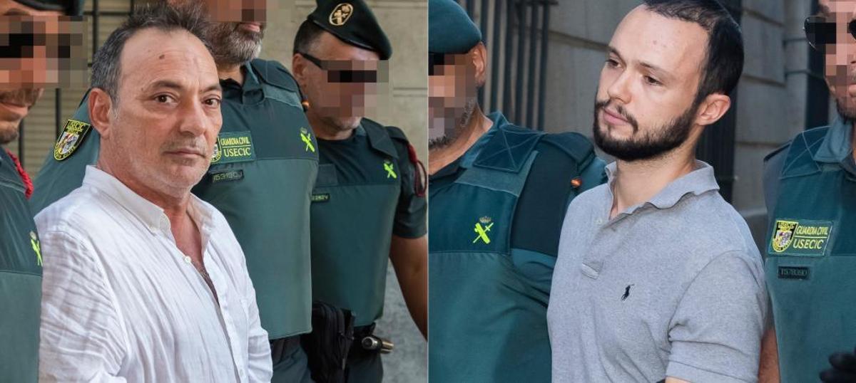 El gerente de Magrudis, José Antonio Marín (i) y su hijo mayor.