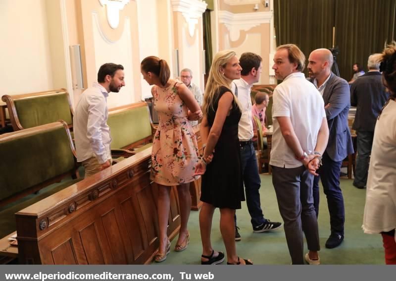 Primer pleno de la legislatura en el Ayuntamiento de Castelló