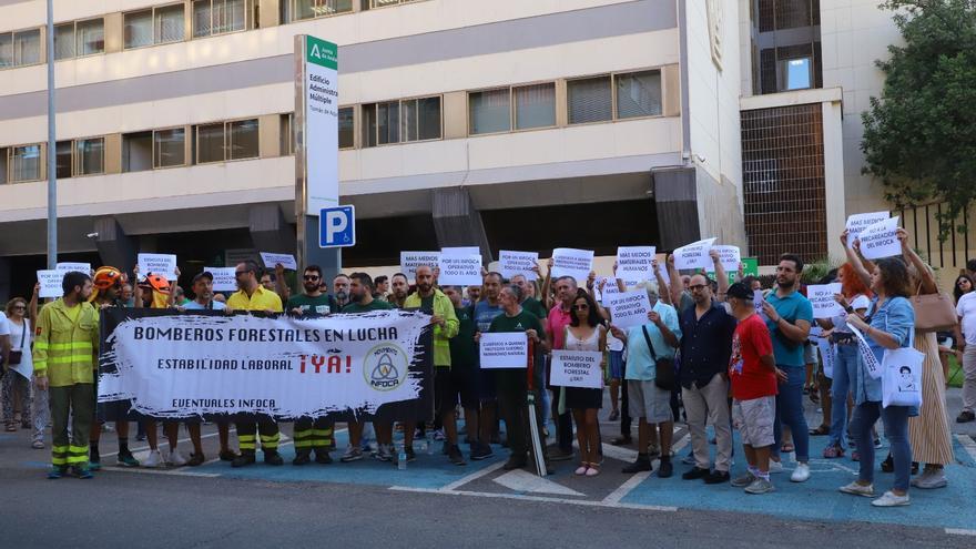 IU Córdoba y bomberos forestales exigen que se apruebe el estatuto profesional