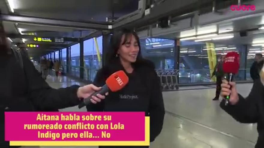 Aitana habla sobre su rumoreado conflicto con Lola Indigo pero ella... No