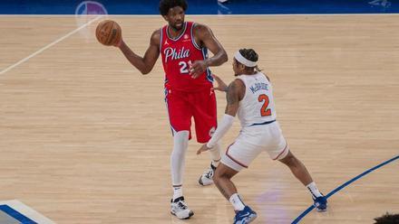 125-114. Embiid mete 50, bate su récord en playoffs y da esperanza a los Sixers ante los Knicks